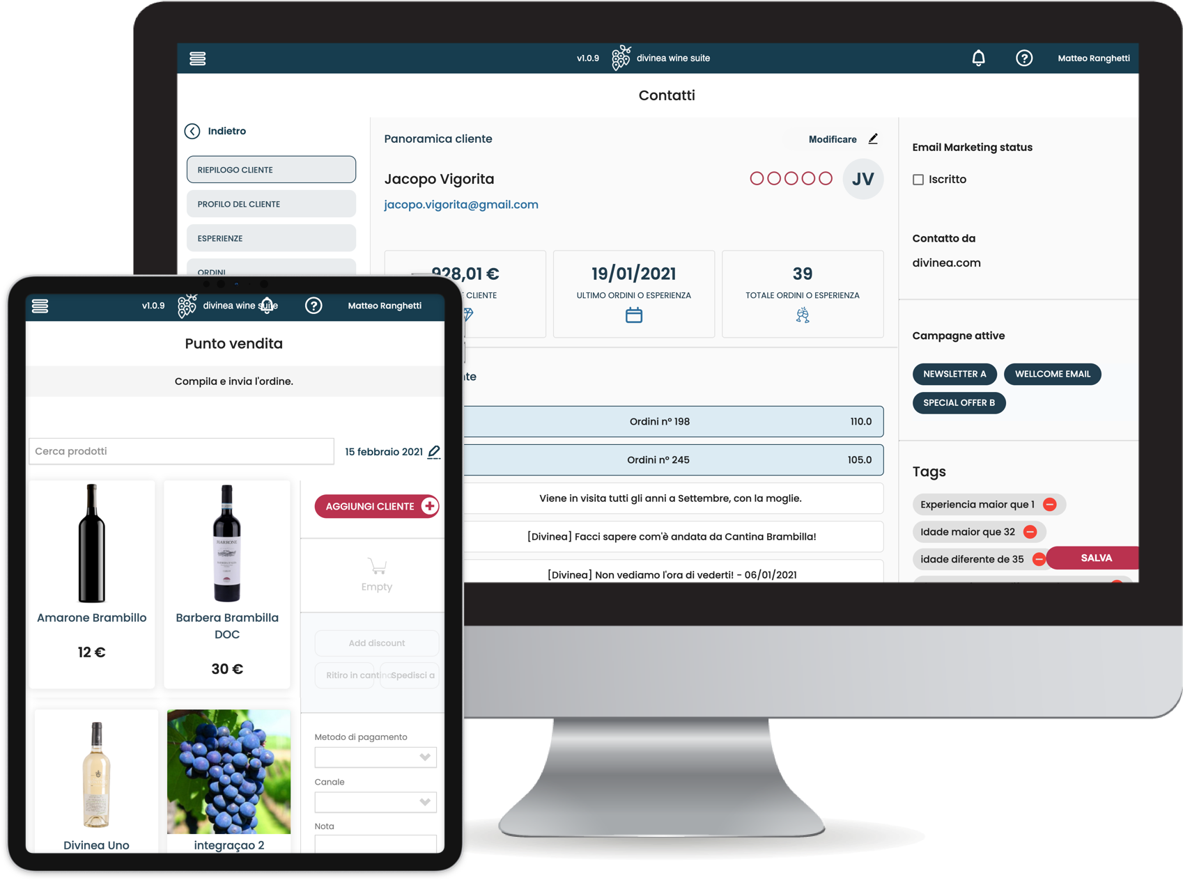 Wine Suite Referral Program presentaci una cantina e guadagna 500€